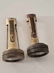 2 Vintage Tru Nord Brass Compensated Compass Safety Clip