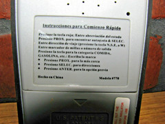 Ultradata 770 Navegador, Personal Parlante Spanish Letters