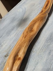50″ – Hand Carved Diamond Willow – Finished with apoxy – Hiking / Walking Stick