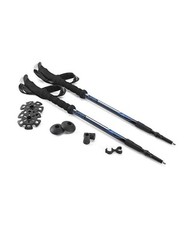 Trekking Poles, Twist Blue EVA One Size-Cascade Mountain Tech