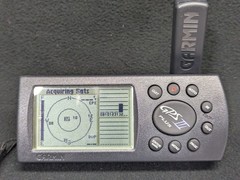 Vintage Garmin GPS III Plus Personal Navigator Tested Works Box Manual 1998