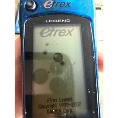 Garmin eTrex Legend Handheld GPS Blue Bundle with Manuals Cables DVD Guides