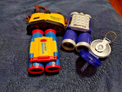 Binoculars with compass 4 Youth They work! VINTAGE My First, Ranger Rick, SPORTS