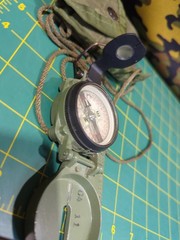 USGI Cammenga Model 3H Waterproof Lensatic Magnetic Military Compass USA