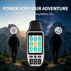 S190 Handheld GPS Navigator, Rugged Handheld GPS for Hiking with 3-Axis Compass,