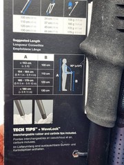 Black Diamond Distance Z Trekking Poles, 100 cm. 2 trekking poles