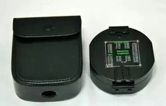 Geological Brunton Compass with Leather Case Pocket Transit Surveying Tool