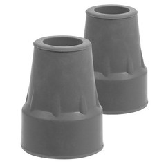 2 Pcs Walker Rubber Feet Replacement Cane Tips Non Crutch Foot Pads