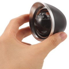 Small Car Dashboard Compass Car Mount Compass Black Compass for Vehicle Boat