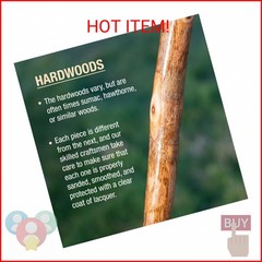 Brazos Rustic Wood Walking Stick, Hardwood, Traditional Style Handle, for Men &