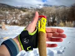 LEKI Ultratrail FX ONE superlite trail run carbon poles shark frame strap 110 cm