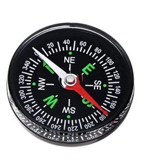 40mm Mini Compass [1PCS] – Pocket Oil Filled Small Compass Bulk – [Black]