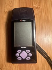 Garmin eMap AM 12 Parallel Channel GPS -POWERS ON! (Untested) (Unit/card)