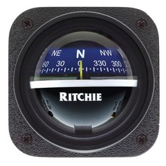 Ritchie V-537B Explorer Compass – Bulkhead Mount – Blue Dial V-537B UPC 01034…