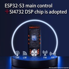 Upgraded Si4732 DSP Radio with 1.9-inch Screen, Portable AM FM Radio Receiver,