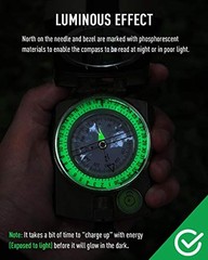 Multifunctional Tactical Survival Military Compass EK1001 Camouflage Compass