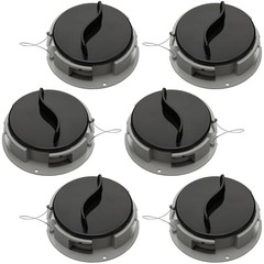 6 Pcs Plastic Truck and Trailer Registration Holder Kit with Clear Wire