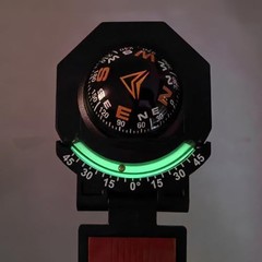 BinaryABC Car Compass,Vehicle Compass with Slope Meter,Automotive Compass