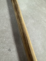VTG Weathered Driftwood Skinny Tall Walking Stick 68″ Strong Staff OOAK Raw MN