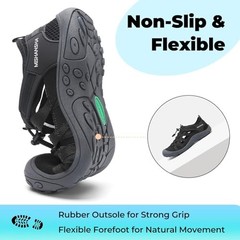Women’s Hiking Sandals Closed Toe, Lightweight Breathable Water 9 Black