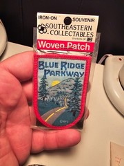 Vintage Mid Century Blue Ridge Parkway Hiking Trail Vest Patch Travel Souvenir