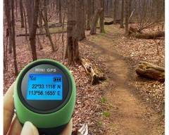 Handheld Location Finder Mini GPS Hiking Tracker Pace Compass Electronic Outdoor