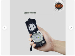 AOFAR Military Compass AF-4580 Survival Hunt Hiking Waterproof Outoor camping