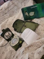 Professional Compass Pocket Military Army Outdoor Hiking Camping Survival BOB