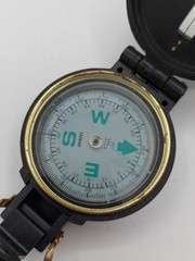 Vintage Engineer Lensatic Compass Made In Taiwan Tested And Works B20