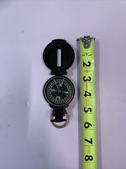 VINTAGE METAL ENGINEER COMPASS – Japan made – Glow in the Dark Letters