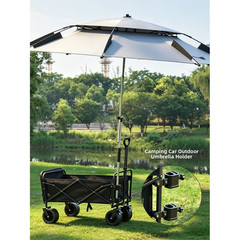 Umbrella Holder Bracket for Camping Cart Fits Round Square Frame 15mm 20mm 22mm