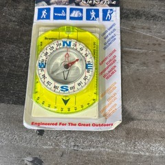 Brunton USA 9020G Compass Liquid Filled Survival Backpacking Hunting Hiking NOS