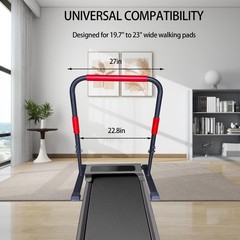 Universal Adjustable Handle Bar for Walking Pad – 23″ Wide, Max Height 43″, Stur