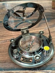 Christmas Gift, Personalized Engraved Sundial Compass, Anniversary Gift