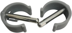 6 Pack Toilet Safety Rails Locking Clips Replacement Toilet Seat Risers Tube Pin
