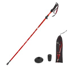 Lightweight Collapsible Trekking Five-fold Walking Stick for Hiking I9T1