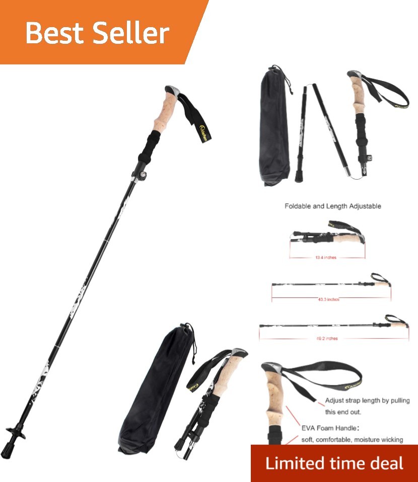 Heavy-Duty Ultralight Hiking Pole with Quick Lock System