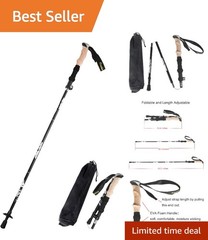 Heavy-Duty Ultralight Hiking Pole with Quick Lock System