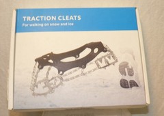 NIB X-Lounger Shoe Ice & Snow Grips Crampons Traction Cleats for Walking Size L