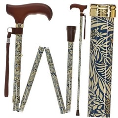 Walking Sticks for Men and Women – Stylish Designer Golden/Petals (Multicolor)