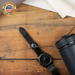 Slip-On Wrist Compass – Easy-To-Read Compass for Watch Band or Paracord Survival
