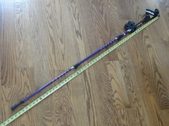 TrailBuddy Adjustable Hiking Poles for Snowshoe & Backpacking, Plum Purple – NIB
