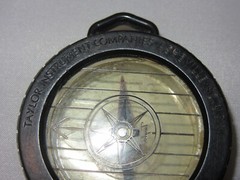 Taylor Instruments, Asheville NC Hand Held Compass Key Chain Vintage 1960’s