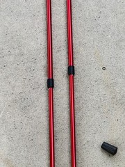 Set of Sportsline XC 550 Aluminum Trekking Poles 110-135CM .. 4B