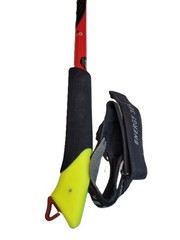 LEKI Nordic Walking Pacer HM Carbon Trekking Poles Red 120cm