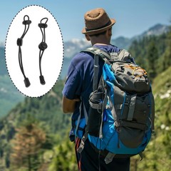 2pcs Backpack Stick Holder Walking Pole Fixing Rope Hiking Bag Rope
