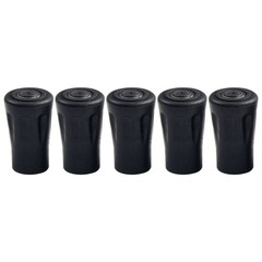 Long Lasting 5pcs Trekking Pole Tip Cap Preserve Your Walking Stick’s Condition