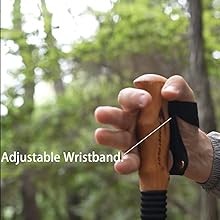 Trekking Poles- 1-pc Pack – Adjustable Hiking or Walking Stick –Strong, Natural