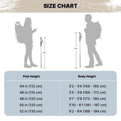 SOLA Trekking Poles Lightweight Collapsible Hiking Poles 7075 Aluminum Alloy…