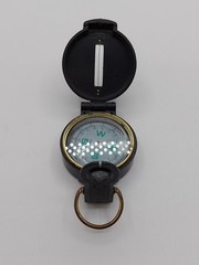 Vintage Engineer Lensatic Compass Made In Taiwan Tested And Works B20
